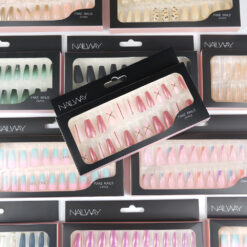 Black box long fake nails (1)