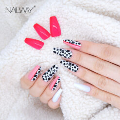 Black box long fake nails (26)