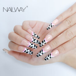 Black box long fake nails (5)