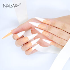 Extra long almond fake nails WSS22021802 (5)