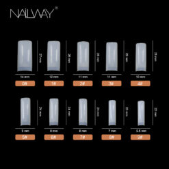 half cover water pipe nail tips WSS164 (3)