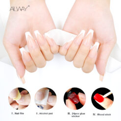 French V tip nails WSS09621778 (2)