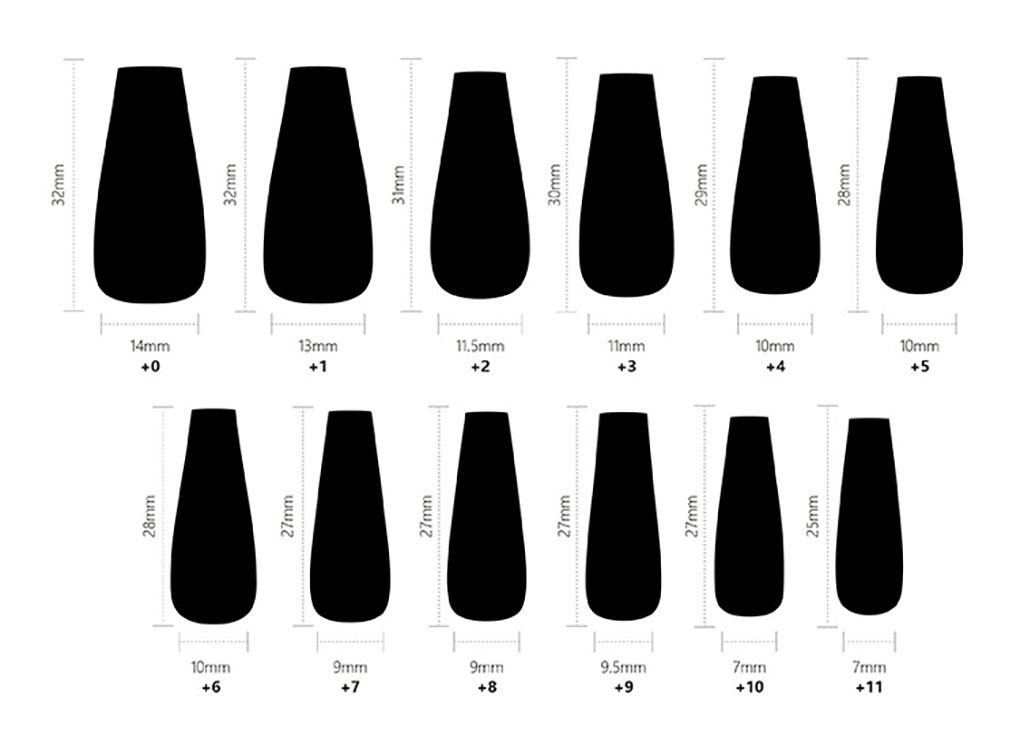 long coffin nail size