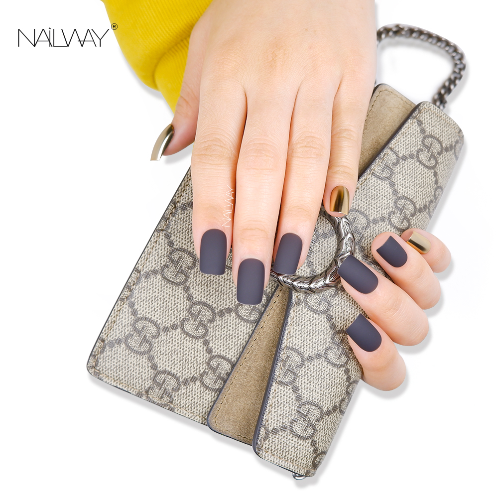 Metal short press on nails WSS21NTC1188B (5)