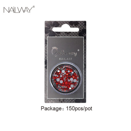 D28 Accept Custom Glass Crystal Diamond Nail Art Decorations