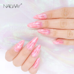 almond marble press on nails (4)