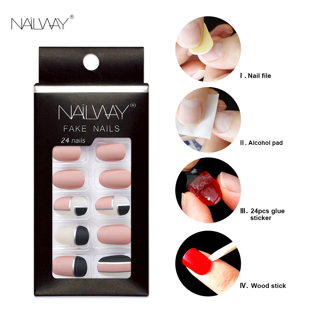 short fake nails WSS0921NTC932 (2)