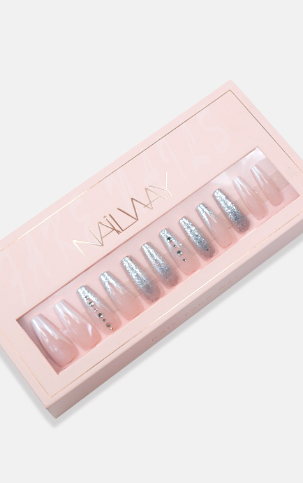 long coffin fake nails