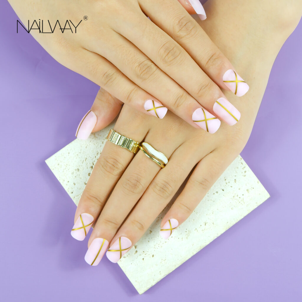 short press on nails WSS10121413-2