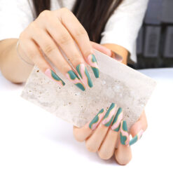 green fake nails WSS176221335-2